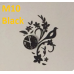M10 Designer Mirror Wall Clock - (((COLORS: MIRROR / BLACK GLOSS - DESIGN: 1 STYLE)))