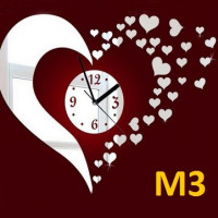 M3 Designer Mirror Wall Clock - (((COLORS: MIRROR - DESIGN: 1 STYLE)))